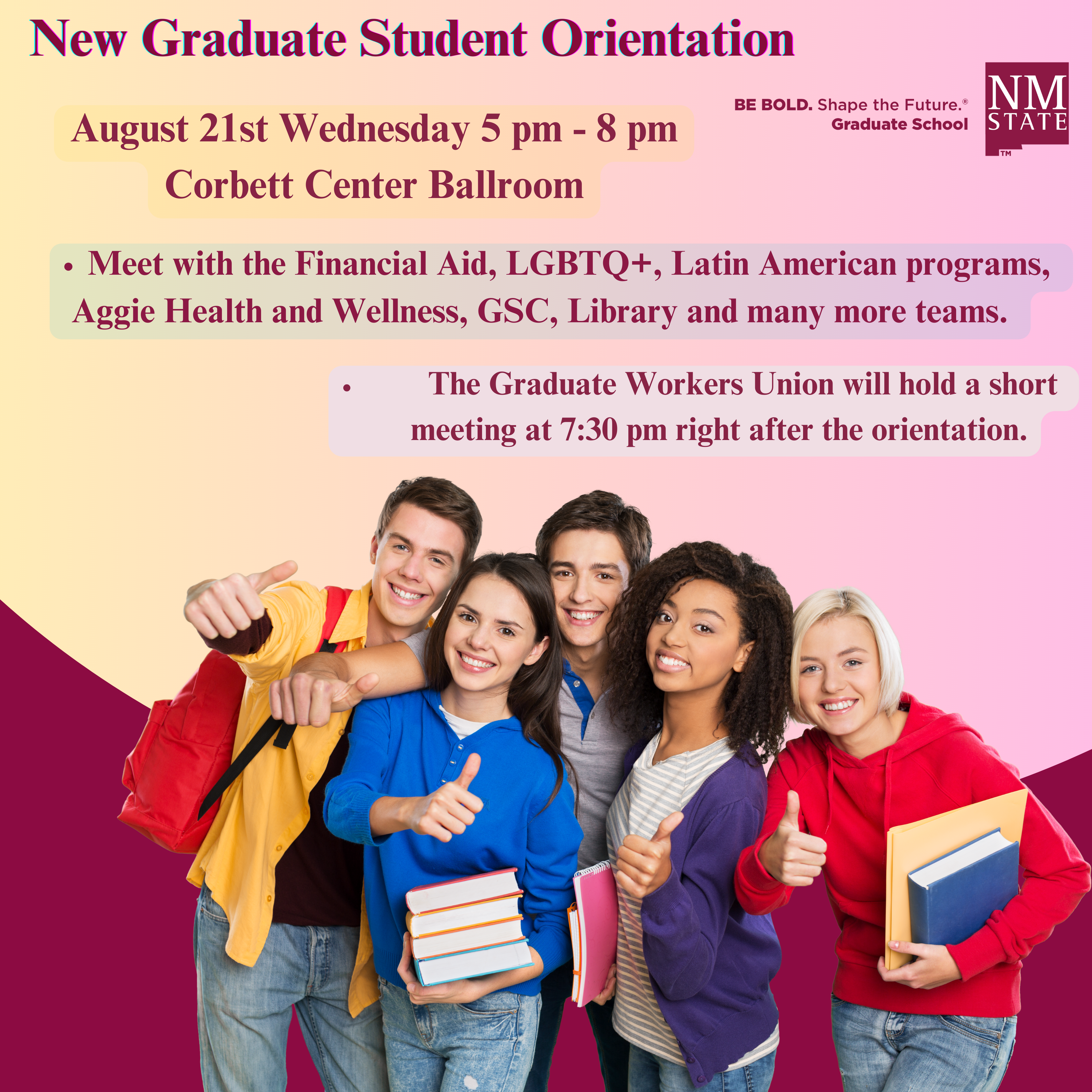 New graduate orientation